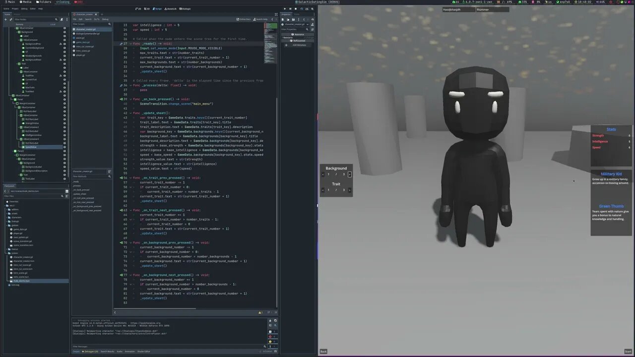 Godot 4 - Character Creator Test