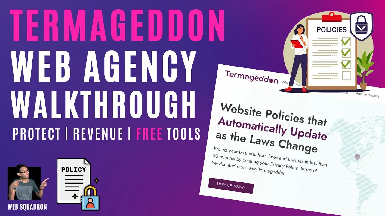 Termageddon Walkthrough - Earn Revenue - Privacy Policy - Cookies Consent Tool - Web Agency Partners