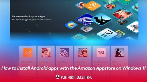 Windows 11 Amazon Appstore Preview in The Microsoft Store