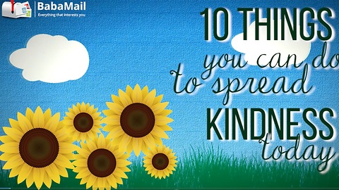 10 Things You Can Do to Spread Kindness!