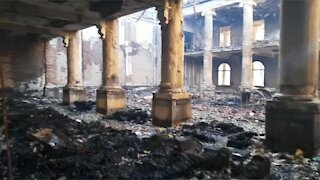 Jagger Library at UCT destroyed by fire