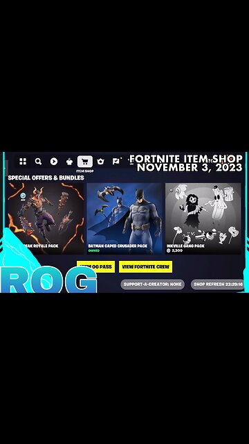 1ST SHOP OF FORTNITE OG? FORTNITE ITEM SHOP (November 3, 2023)