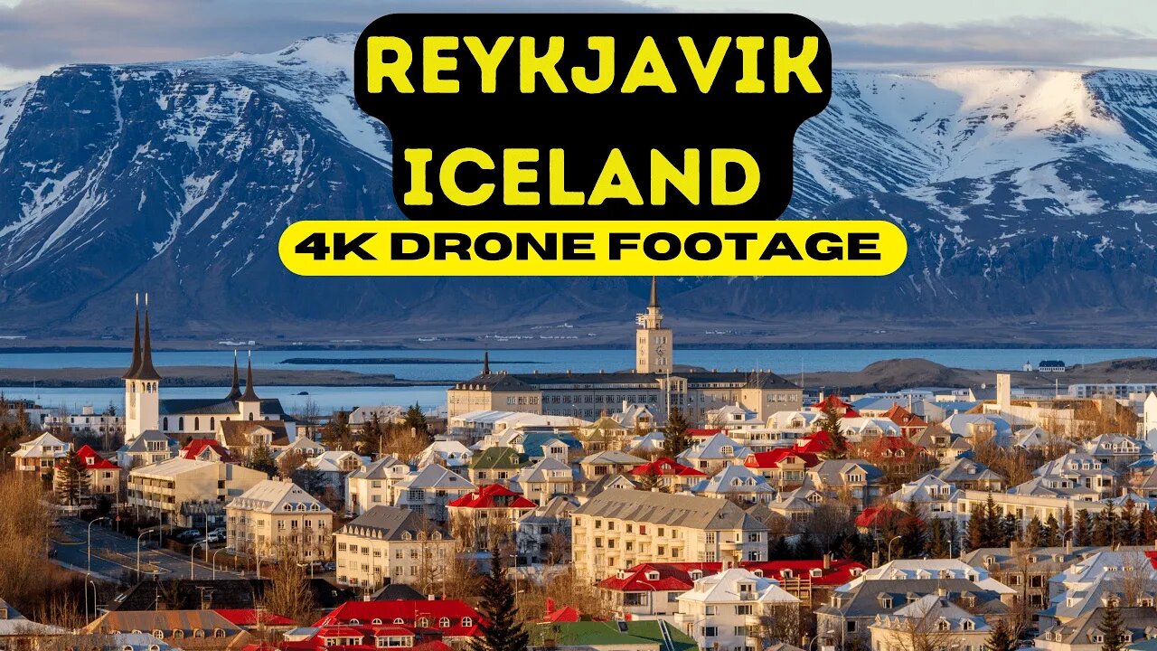 reykjavik drone 4k