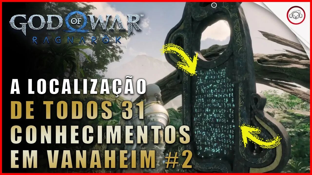 God of war Ragnarok, A localização de todos os 31 conhecimentos em Vanaheim #2 | Super dica