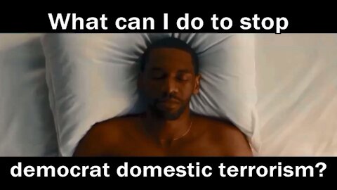 What can I do to stop democrat domestic terrorism?