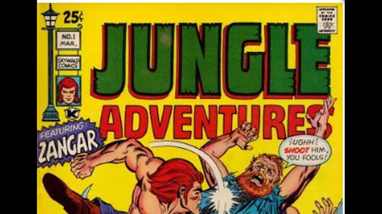 1971 Jungle Adventures featuring Zangar from Skywald Comics Group