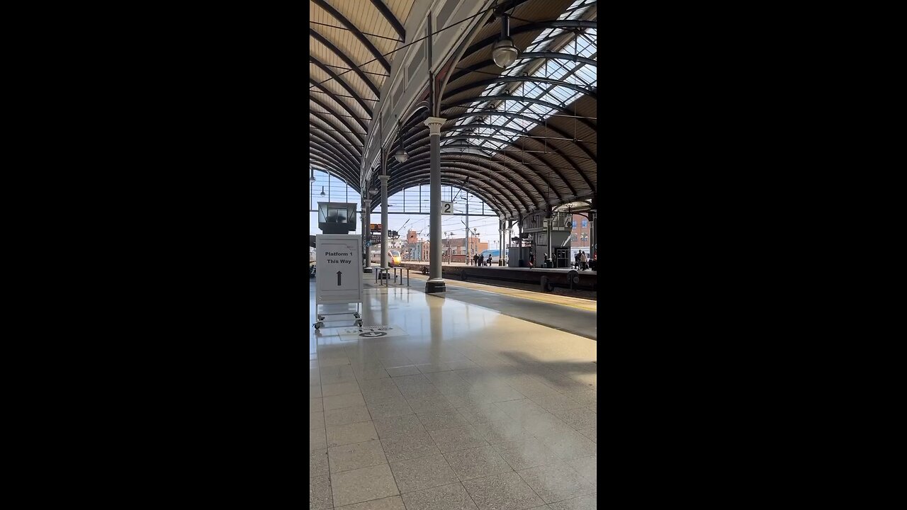 Azuma train at Newcastle