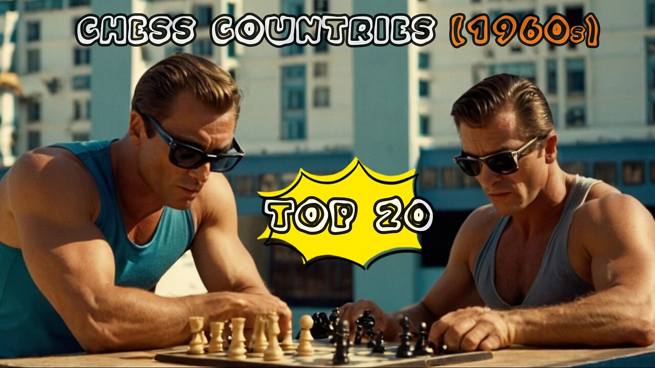 TOP 20 Countries Playing Chess | (Edition 1960s)