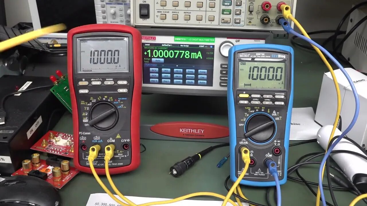 Brymen BM786 vs BM869 DC Current