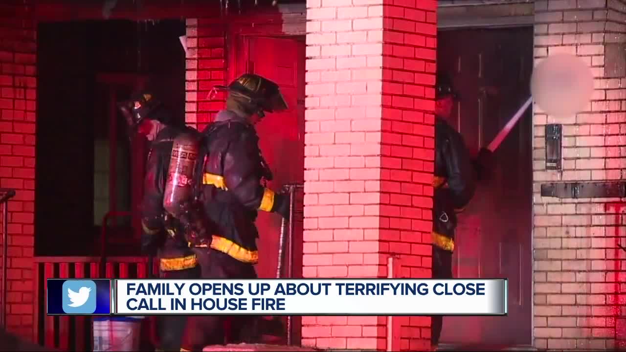 'If it wasn't for them, I know I'd be dead,' says father saved from burning home with 3-yr-old son