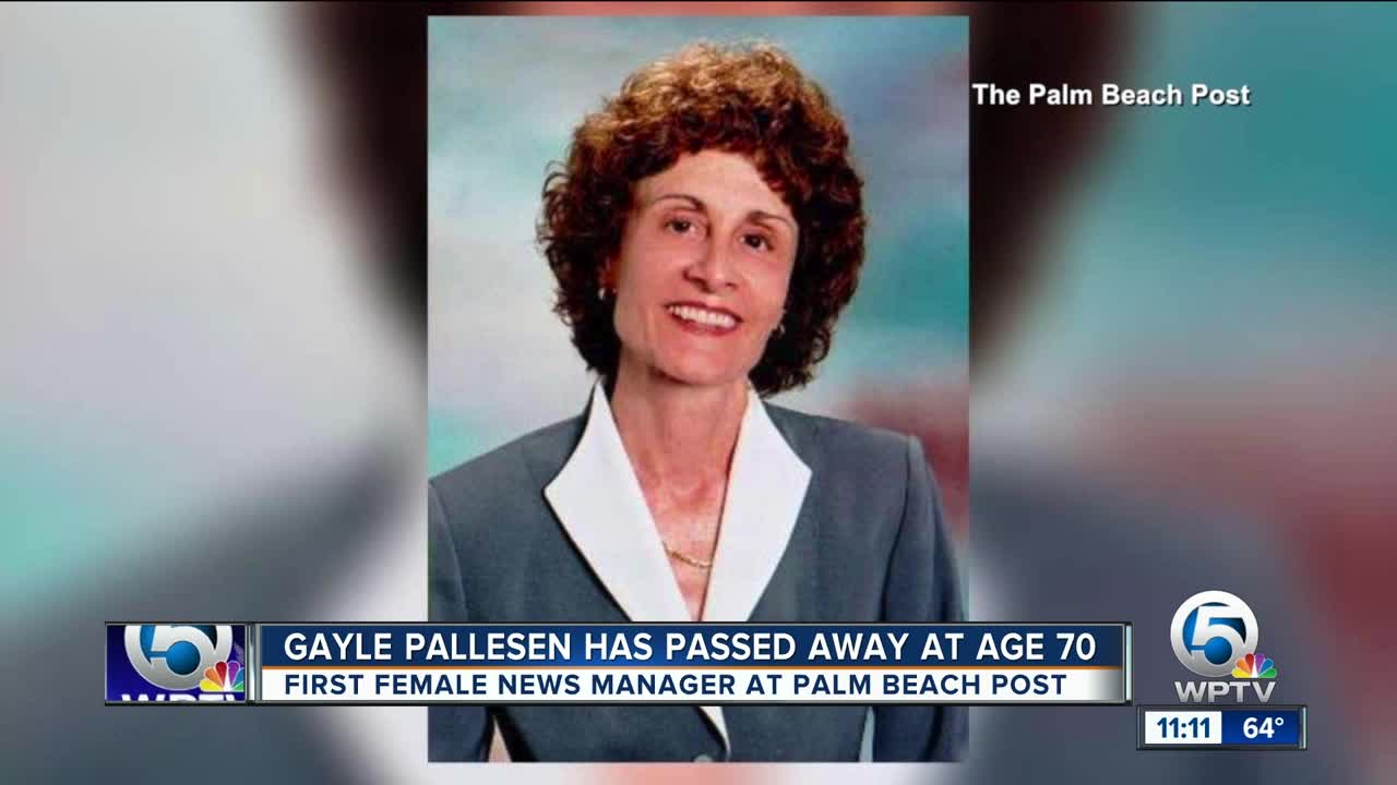 Gayle Pallesen: First female news manager at Palm Beach Post dies at 70