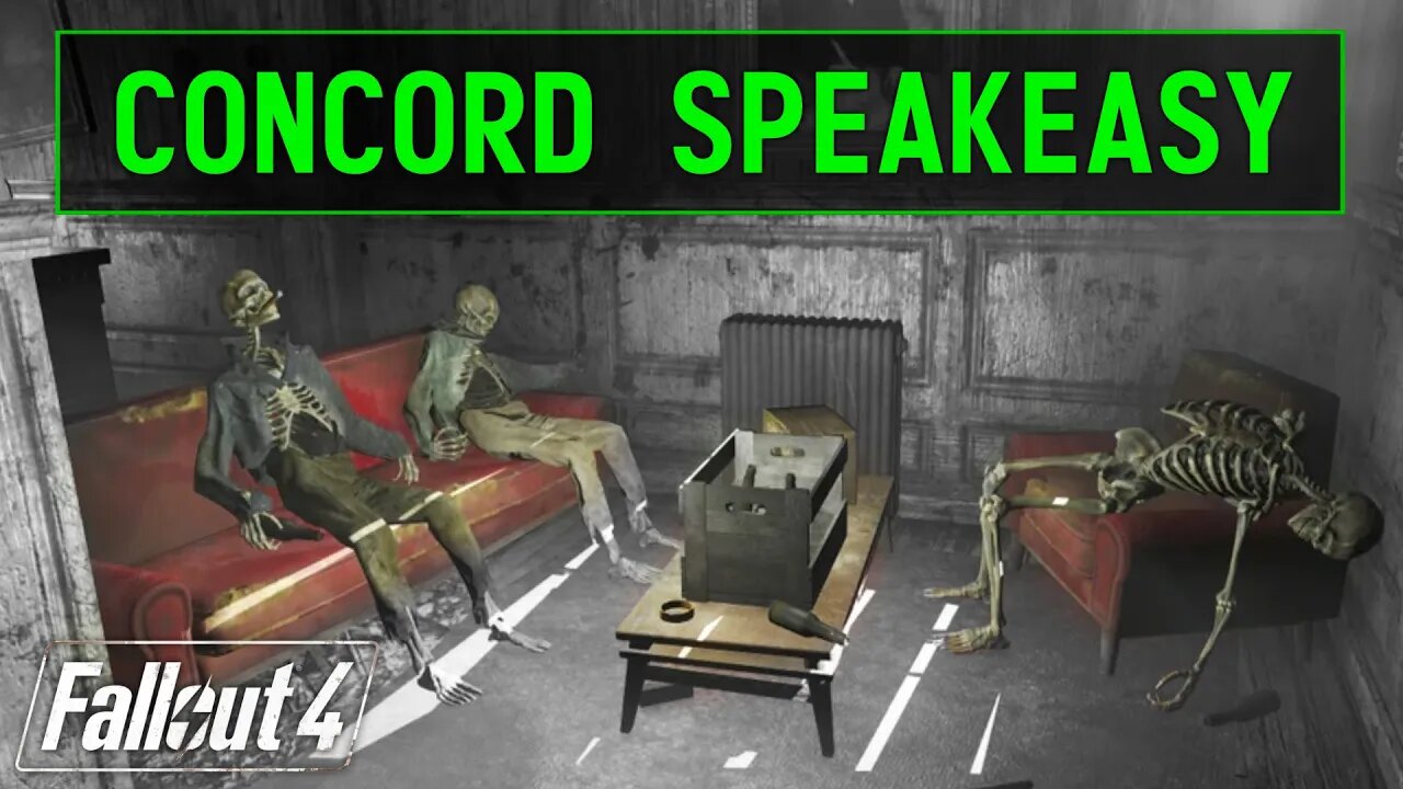 Fallout 4 | Concord Speakeasy - Unmarked Locations