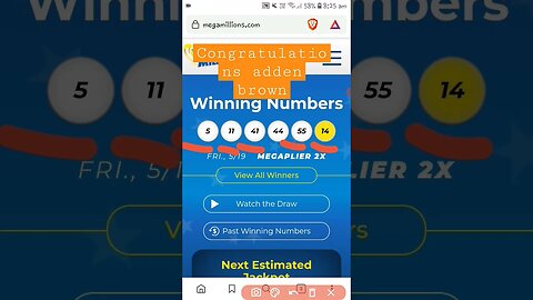 one of my member won 4+1 out of 6 balls guys just misses the jackpot again |mega millions