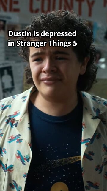 Dustin Is Depressed In Stranger Things 5
