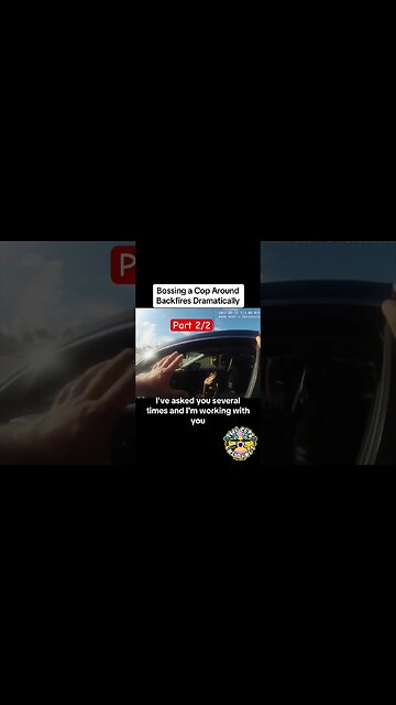 Traffic stop gone wrong: cop turns tables! #police #sovereigncitizen #new #shorts #trending #viral