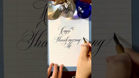 Calligraphy Word : thanks 1 #calligraphymasters #handwriting