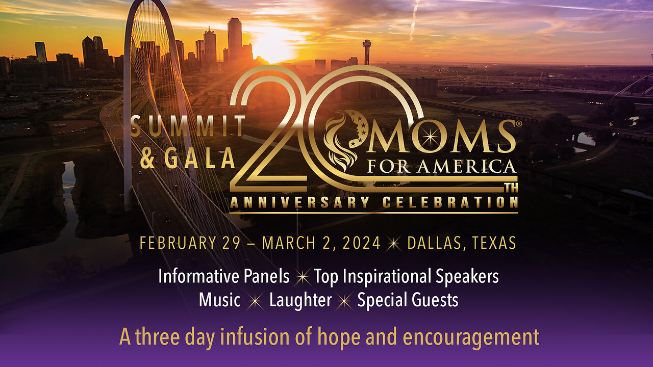 Join us for the Moms for America 20th Anniversary Celebration Summit & Gala