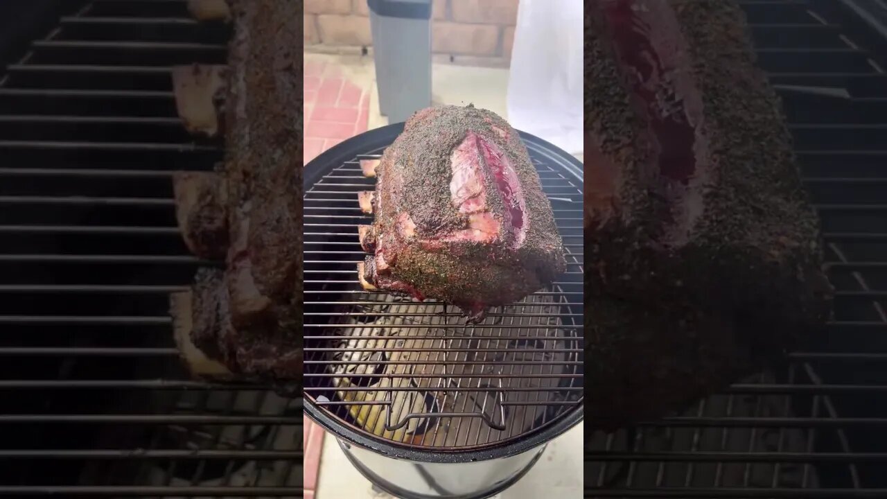 Herb crusted prime rib