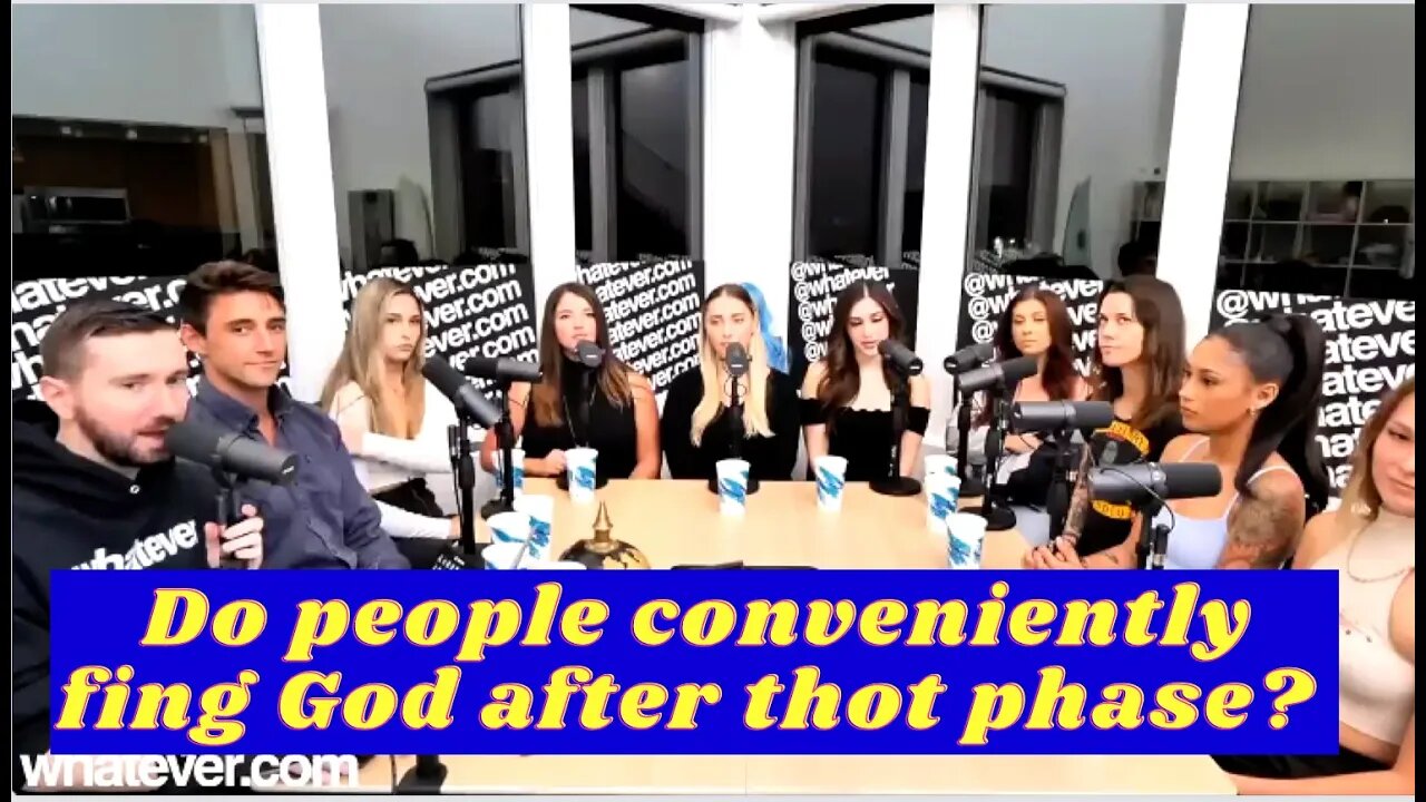 Do people conveniently find God after the thot-ery phase? #redpill