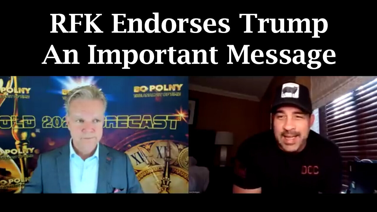 David Nino And Bo Polny Update - RFK Endorses Trump - 8/27/24..