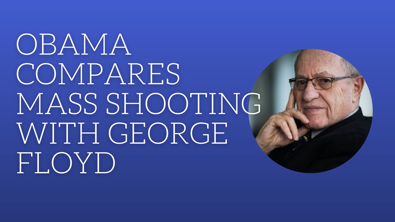 Obama Compares mass shootings to George Floyd