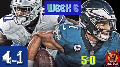 DALLAS COWBOYS 🤠 vs PHILADELPHIA EAGLES 🦅 WEEK 6 #TWT