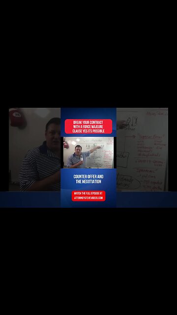 What is a "Force Majeure" clause in a contract by Attorney Steve®