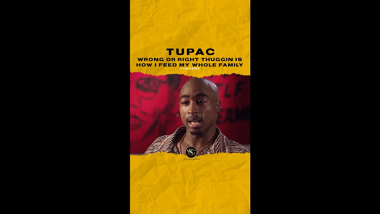 @2pac Wrong or right thuggin is how I feed my family.