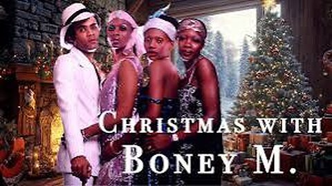 Christmas with Boney M. - Full Album | Fireplace | Cozy Room | 1 Hour