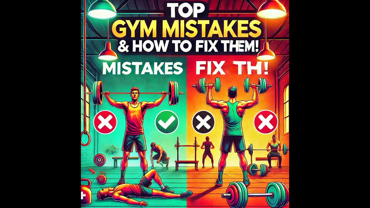 Top Gym Mistakes & How to Fix Them! #FitnessTips #ExerciseGuide #WarmUp