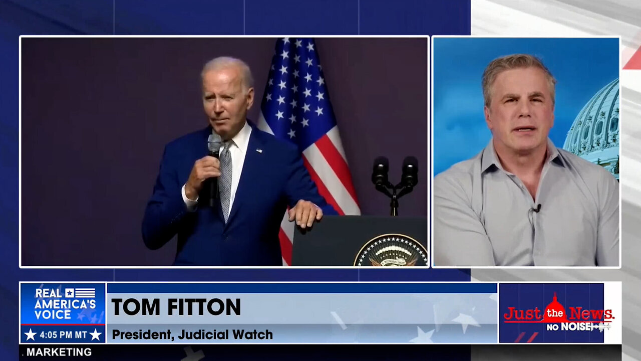 TOM FITTON: Rigged Investigation of Joe Biden? They are pretending but not serious.