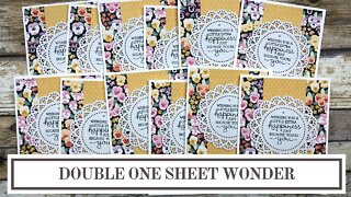 12-Card Double One Sheet Wonder