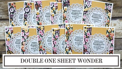 12-Card Double One Sheet Wonder