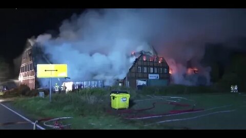 A hostel for refugees from Ukraine burned down in Germany