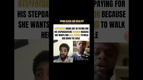 Stepdaughter wants real father to walk her down the aisle even though step dad paid 4 everything?