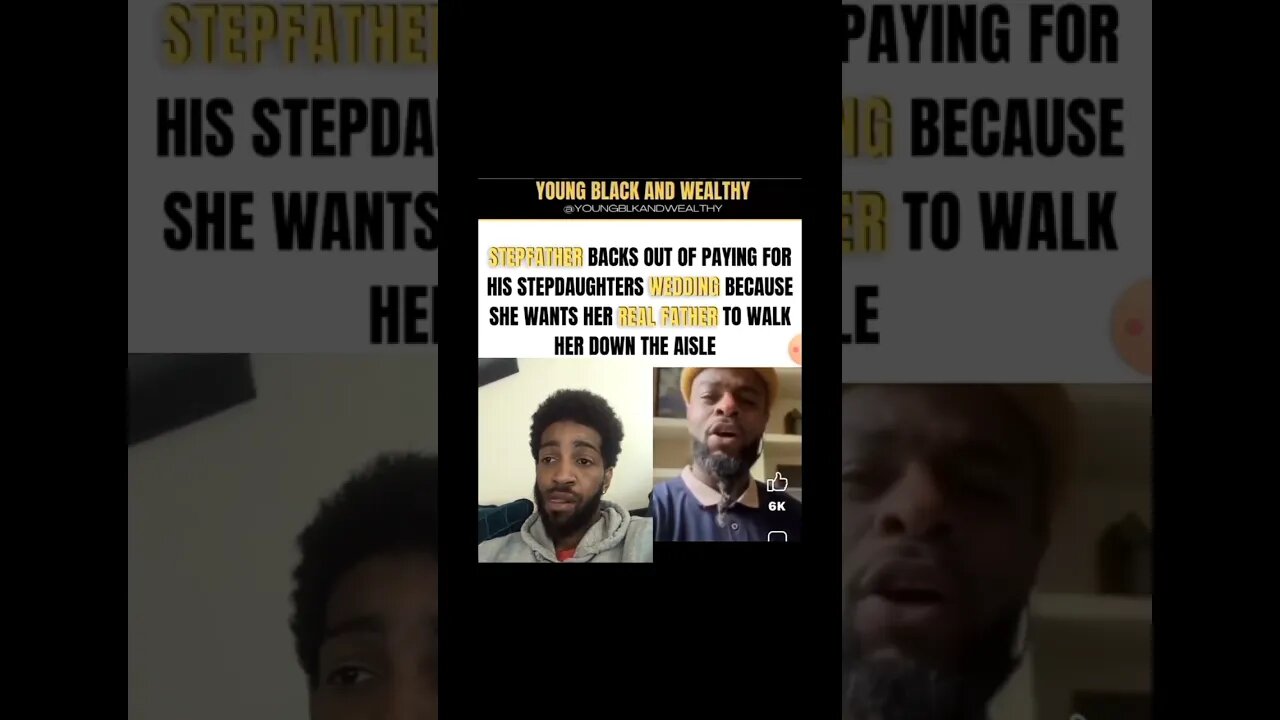 Stepdaughter wants real father to walk her down the aisle even though step dad paid 4 everything?