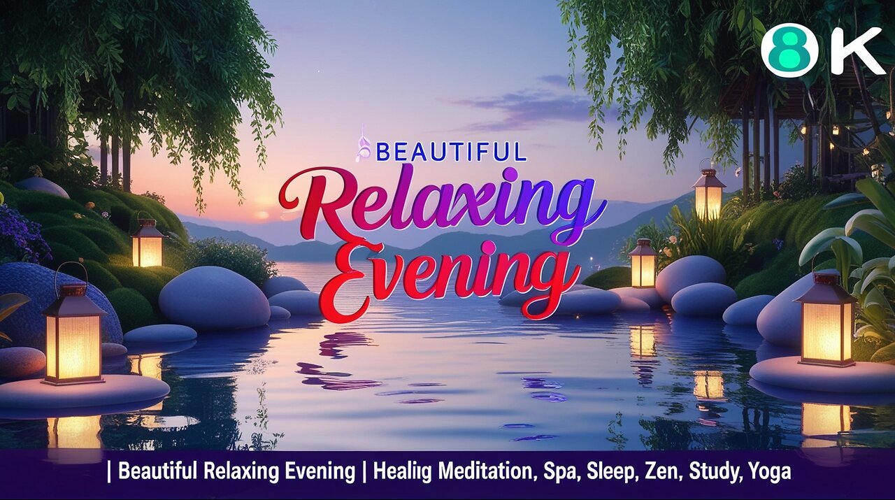 🔴 Beautiful Relaxing Evening | Healing Music, Meditation, Spa, Sleep, Zen, Study, Yoga 🔴