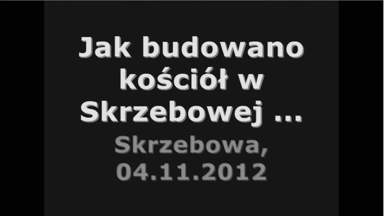 TEATR O KSIĘDZU LEOPOLDZIE SZWANKOWSKIM BUDOWY KOŚCIOŁA W SKRZEBOWEJ - 1936 ROK / 2017 © TV-IMAGO