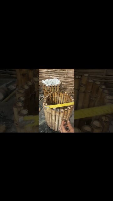 cestos de bambu para lixo#shorts