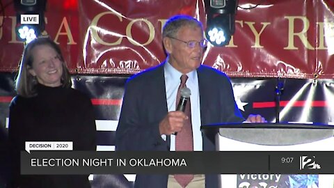 Senator Jim Inhofe Speaks at GOP Watch Party