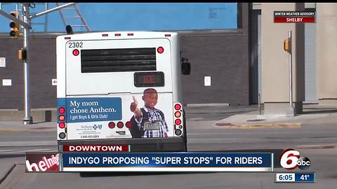 IndyGo proposes super stops at several intersections