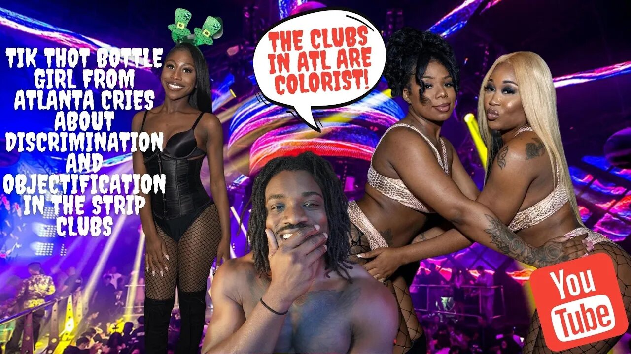 Tik THOT Bottle Girl From Atlanta Cries about Discrimination and Objectification in The Strip Clubs