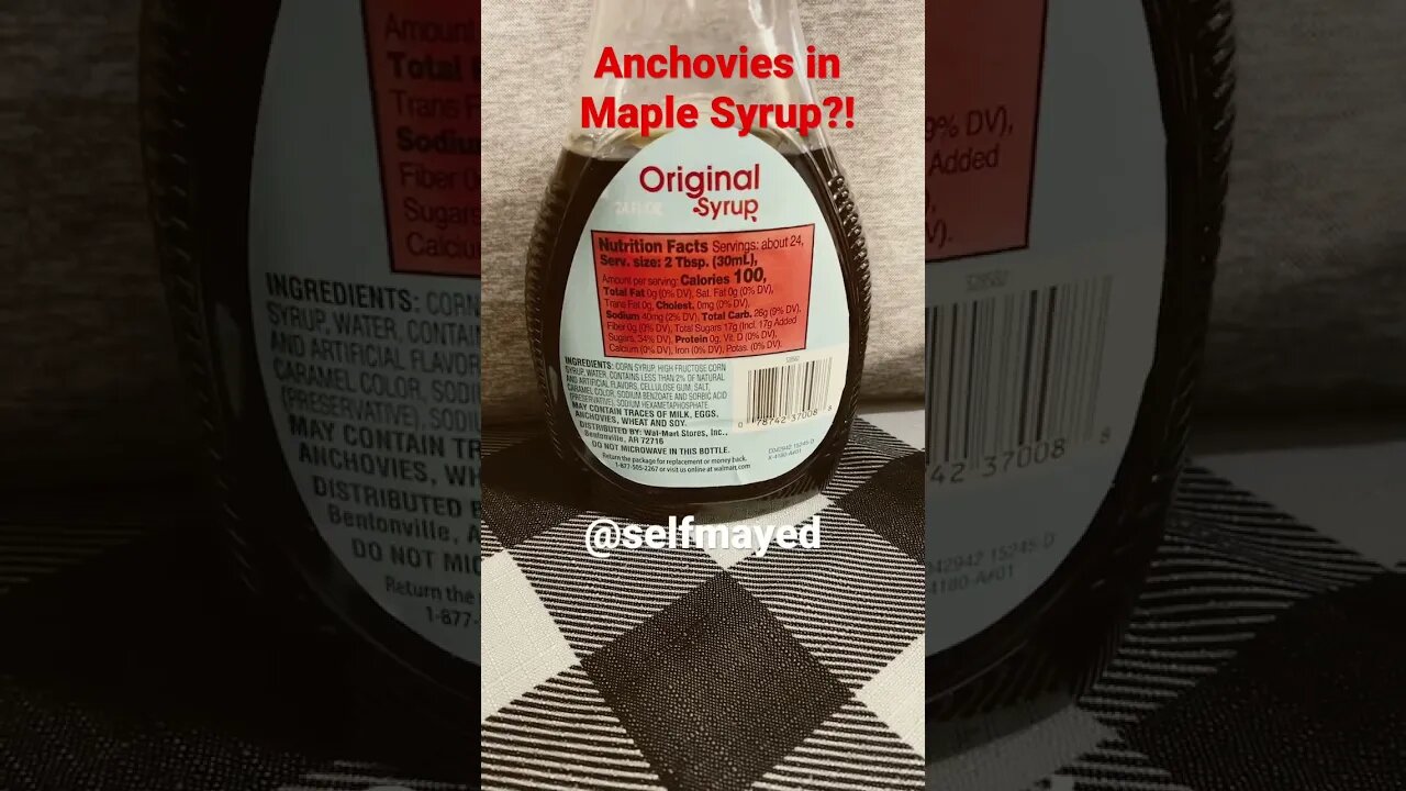 Anchovies In Maple Syrup?! #howto #shorts #mealprep