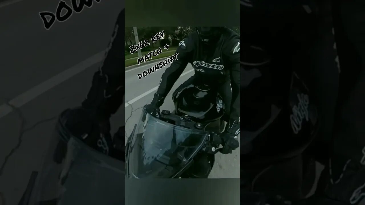 Kawasaki ZX6R 3rd Gear to Complete Stop in 1st Gear Left Hand Turn...See Description (Version 2)