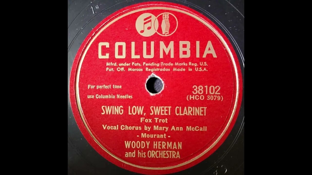 Woody Herman and His Orchestra, Mary Ann McCall – Swing Low, Sweet Clarinet