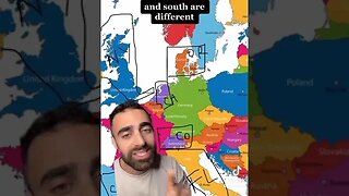 Matching US states to European countries! Did he nail it.