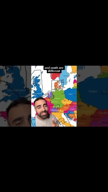 Matching US states to European countries! Did he nail it.