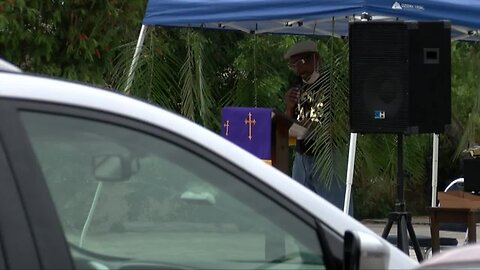 Allen Chapel AME Church in Fort Pierce implements "drive-thru" outdoor church service