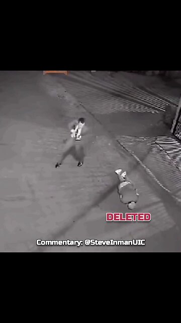 An armed robber in Chile gets deleted for his efforts.