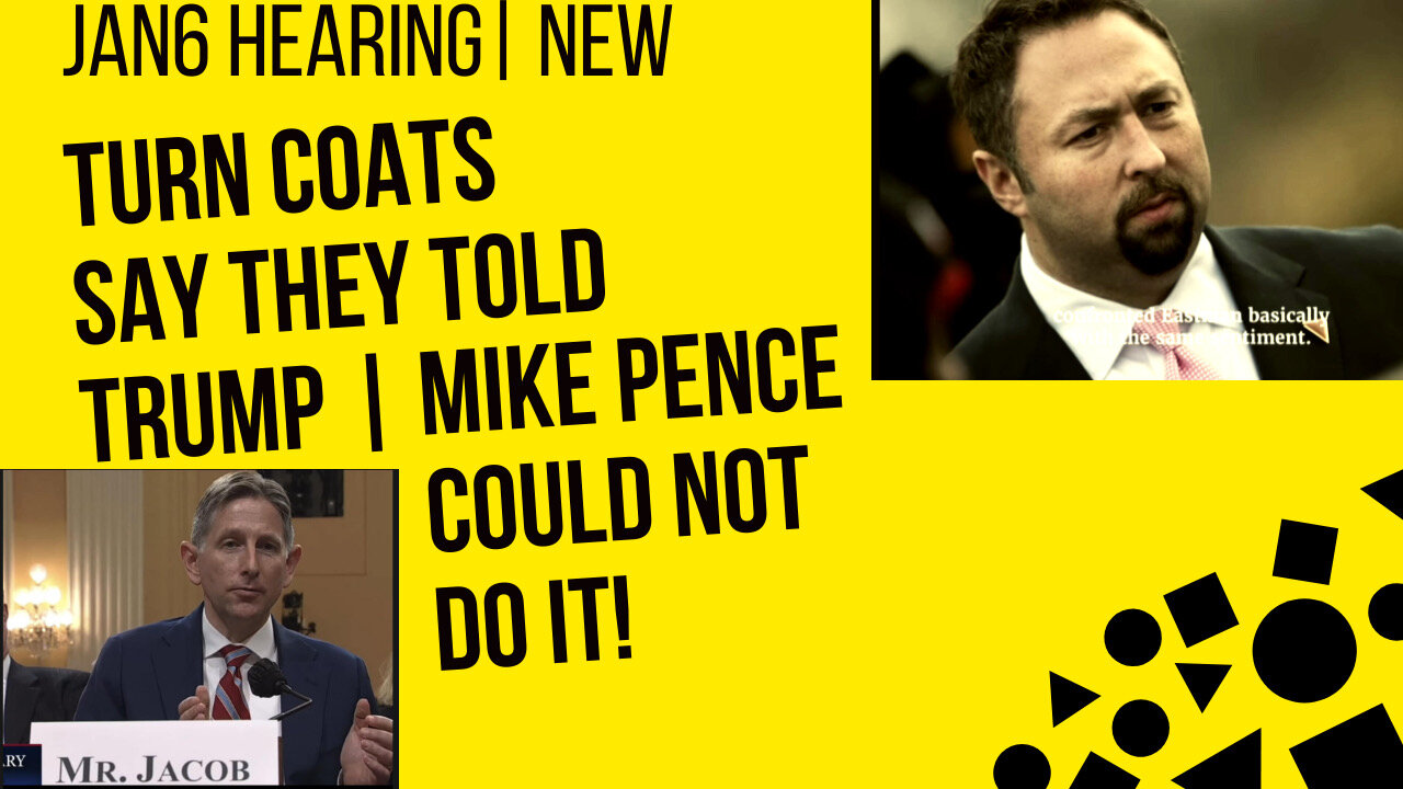 JACOB SAYS HE WARNED PENCE about certification !